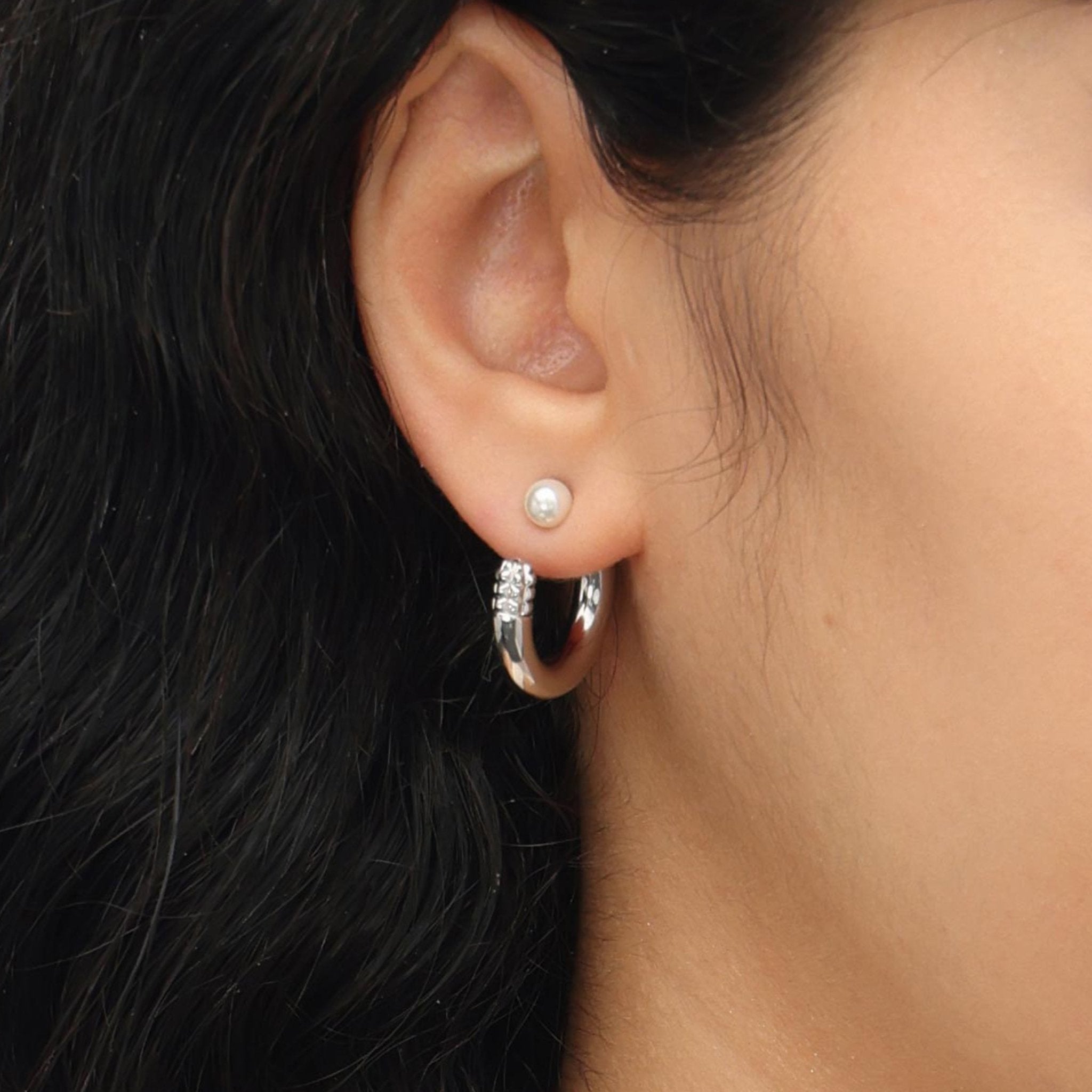 RSNY Double Wear Pearl Earrings - R2087A