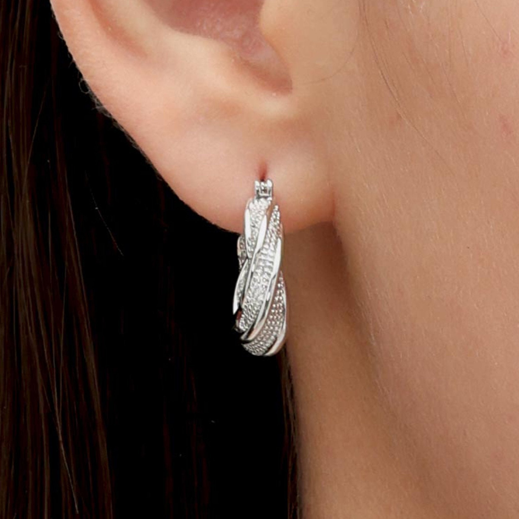 RSNY geometric abstract earrings - R2187A