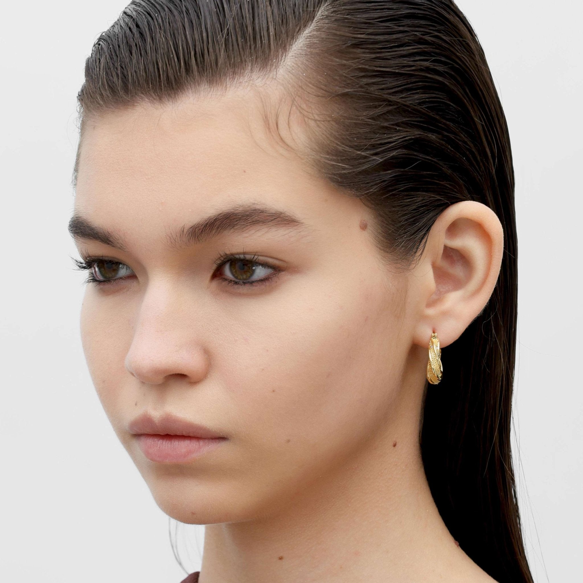 RSNY geometric abstract earrings - R2187B