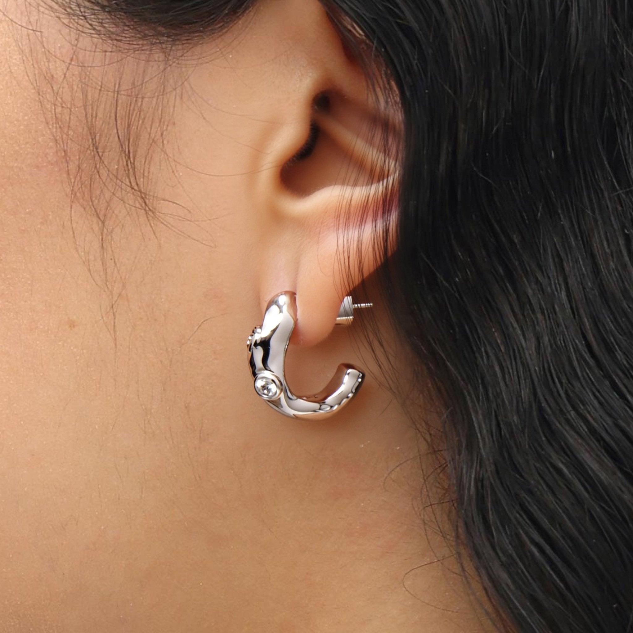 RSNY Geometric Abstract Earrings - R2232A