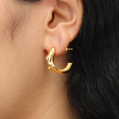 RSNY Geometric Abstract Earrings - R2232B