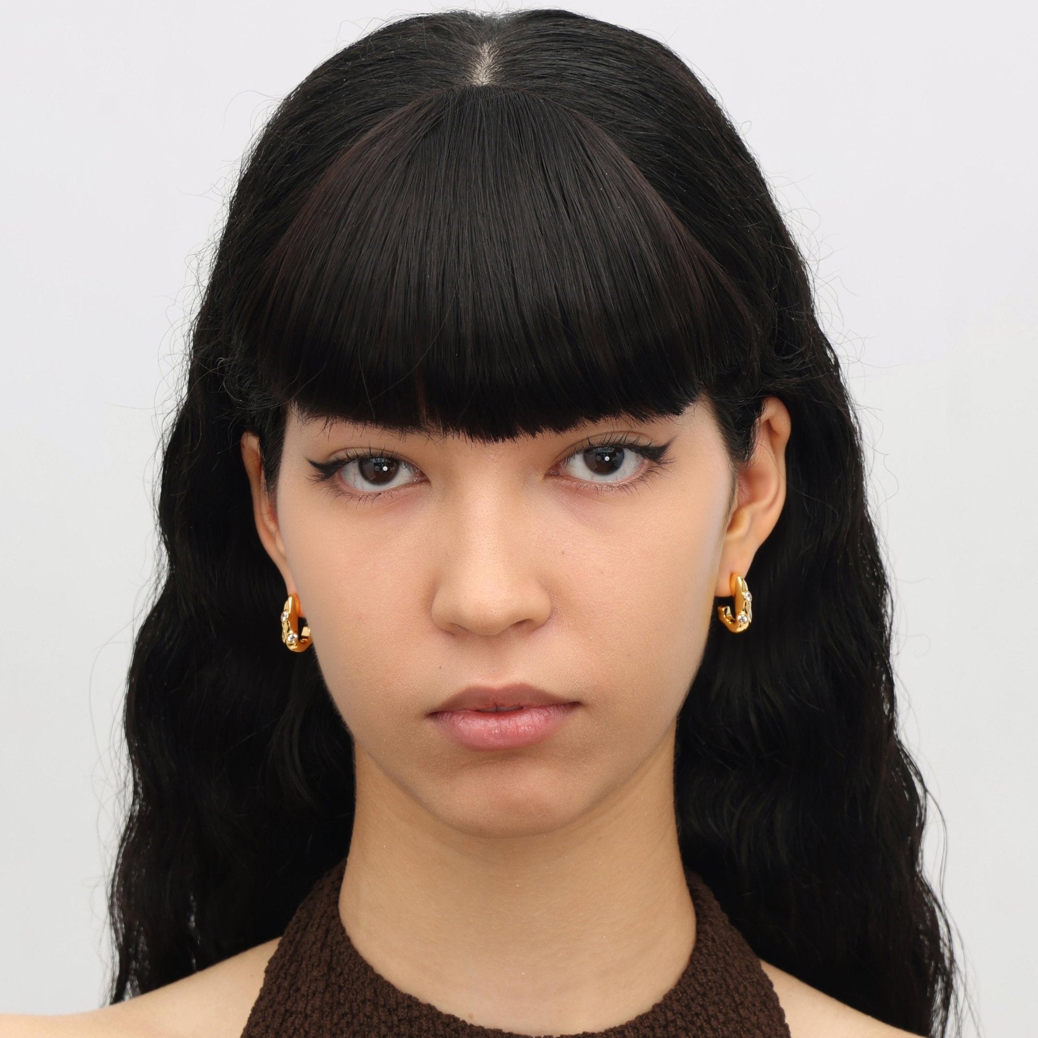 RSNY Geometric Abstract Earrings - R2232B