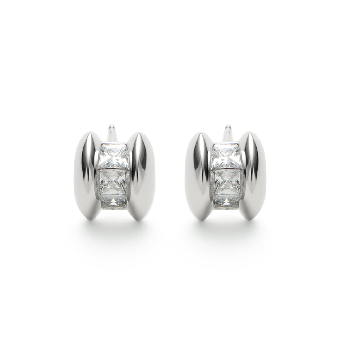 RSNY Geometric Bean Earrings - R2224A