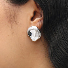 RSNY Geometric Bean Earrings - R2237A