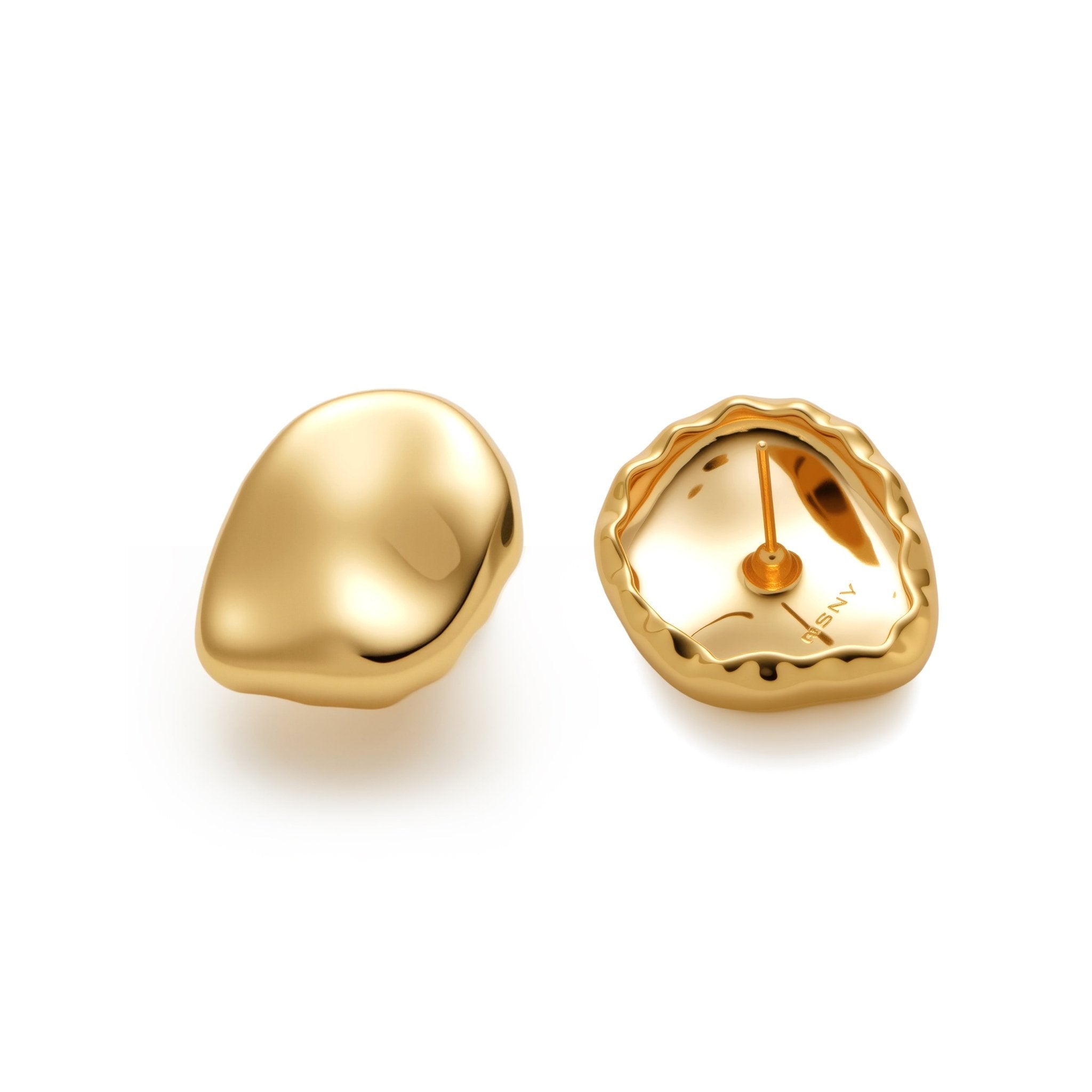 RSNY Geometric Bean Earrings - R2237B