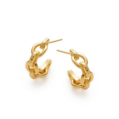 RSNY Geometric Chain Earrings - R2241B