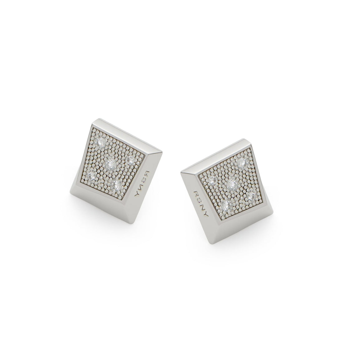 RSNY Geometric Crystal Diamond Earrings - R2216A