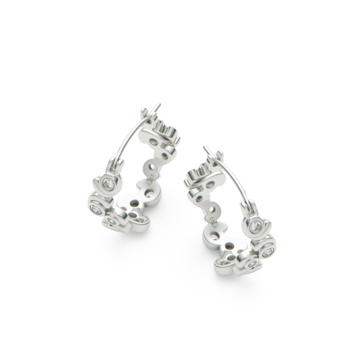 RSNY Geometric Crystal Diamond Earrings - R2240A