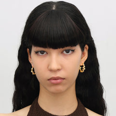 RSNY Geometric Crystal Diamond Earrings - R2240B