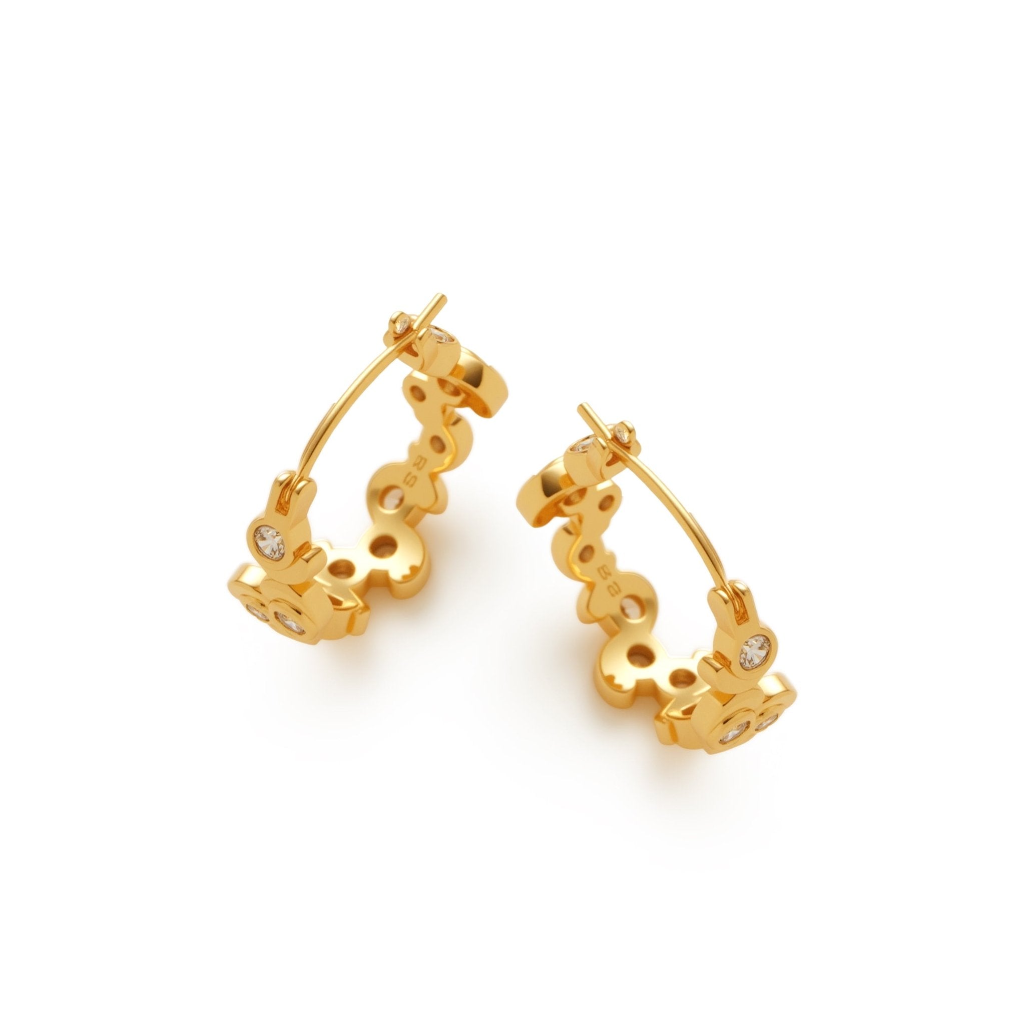 RSNY Geometric Crystal Diamond Earrings - R2240B