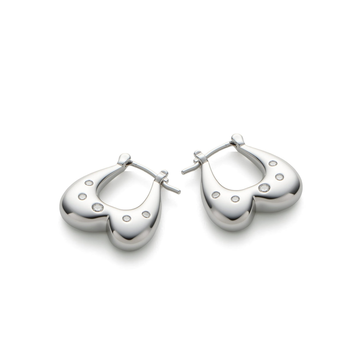 RSNY Geometric Heart Earrings - R2209A