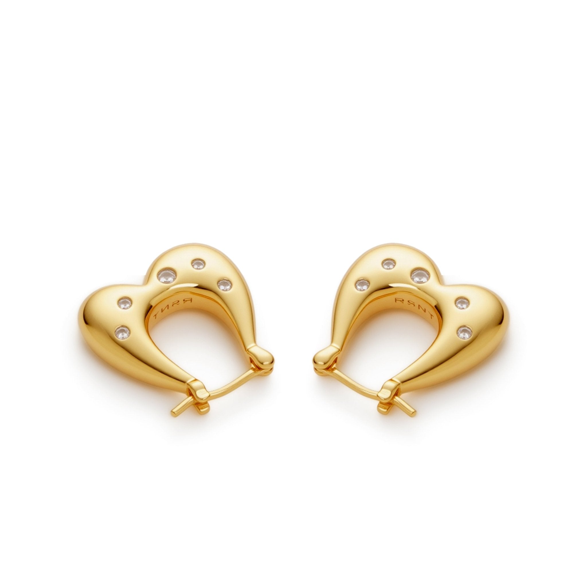 RSNY Geometric Heart Earrings - R2209B