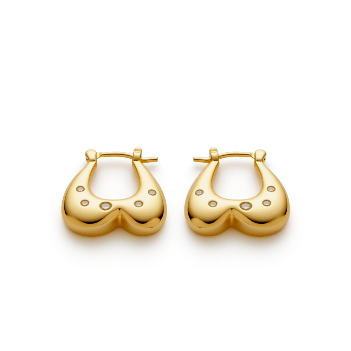 RSNY Geometric Heart Earrings - R2209B