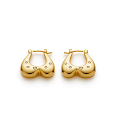 RSNY Geometric Heart Earrings - R2209B