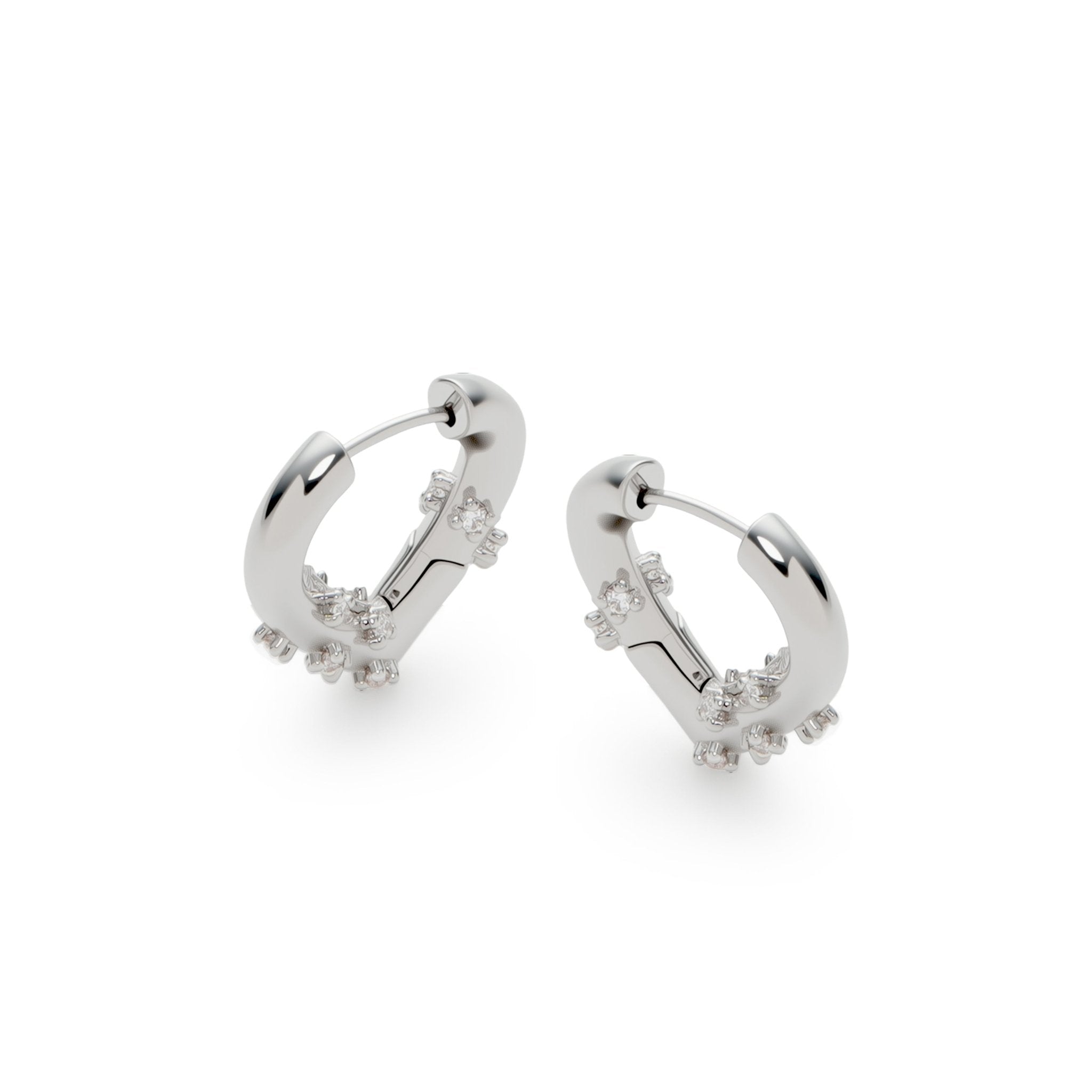 RSNY Geometric Heart Earrings - R2217A