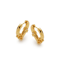 RSNY Geometric Heart Earrings - R2217B