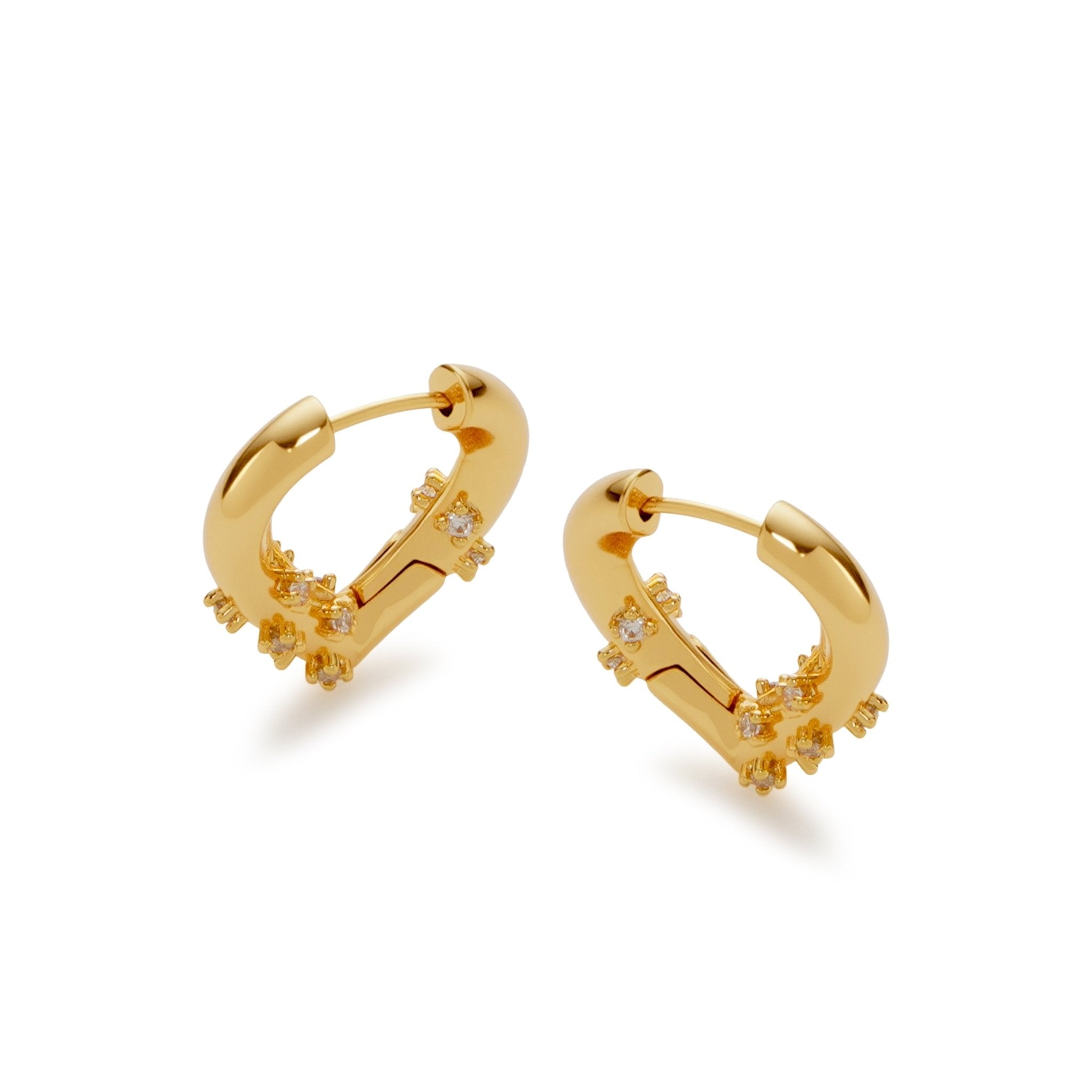 RSNY Geometric Heart Earrings - R2217B