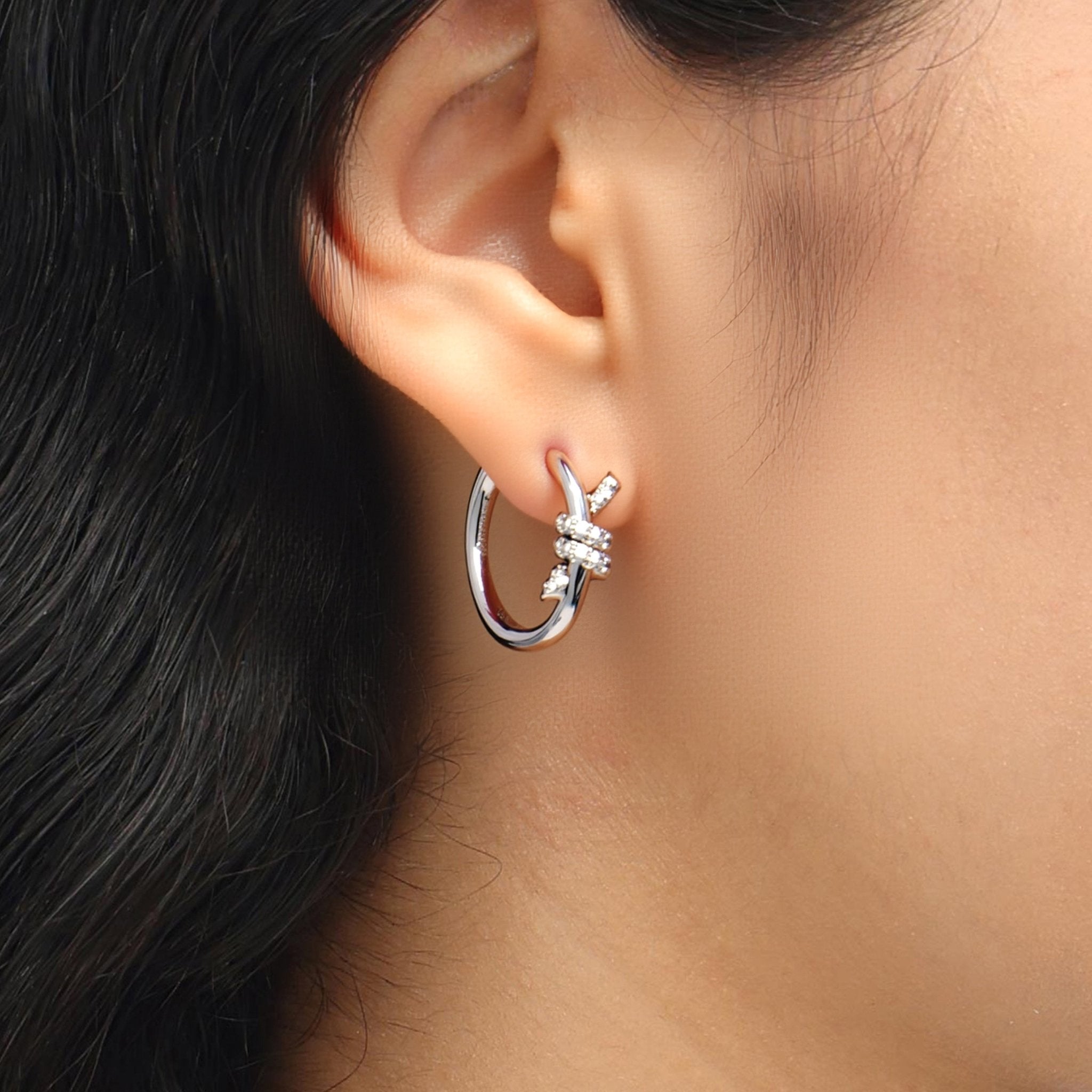 RSNY Geometric Line Earrings - R2195A