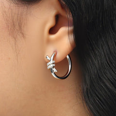 RSNY Geometric Line Earrings - R2195A