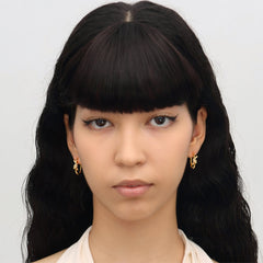 RSNY Geometric Line Earrings - R2195B