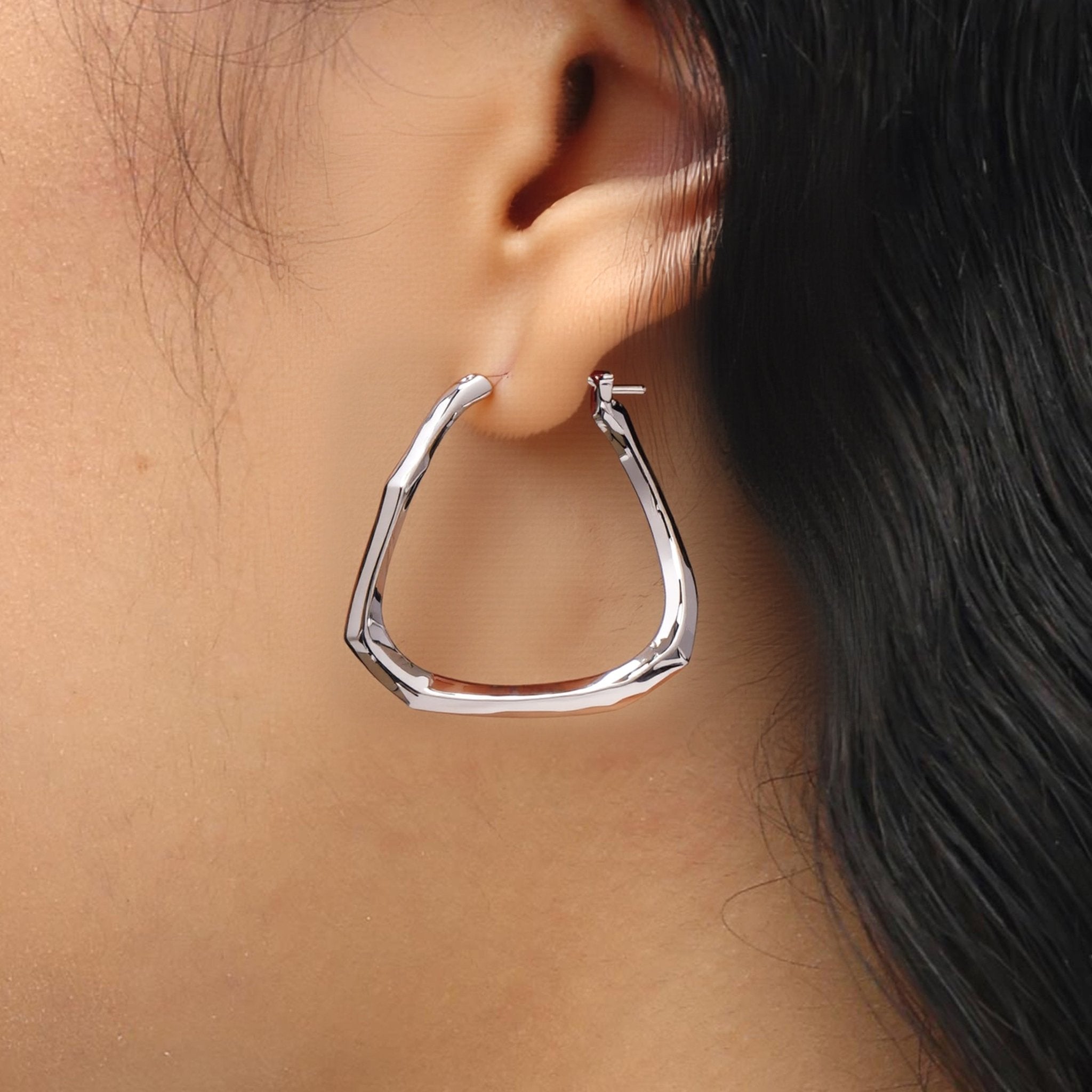RSNY Geometric Line Earrings - R2214A
