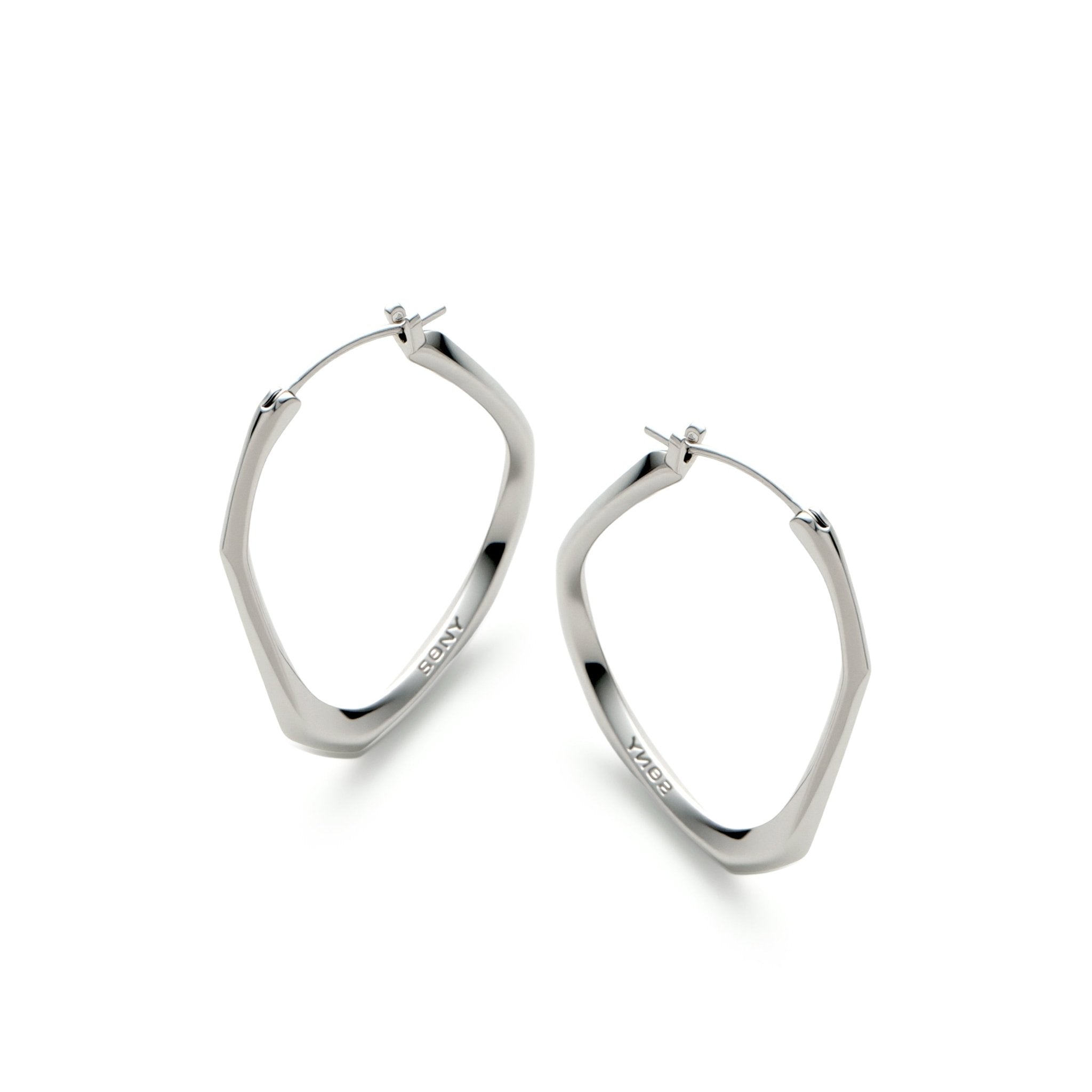 RSNY Geometric Line Earrings - R2214A