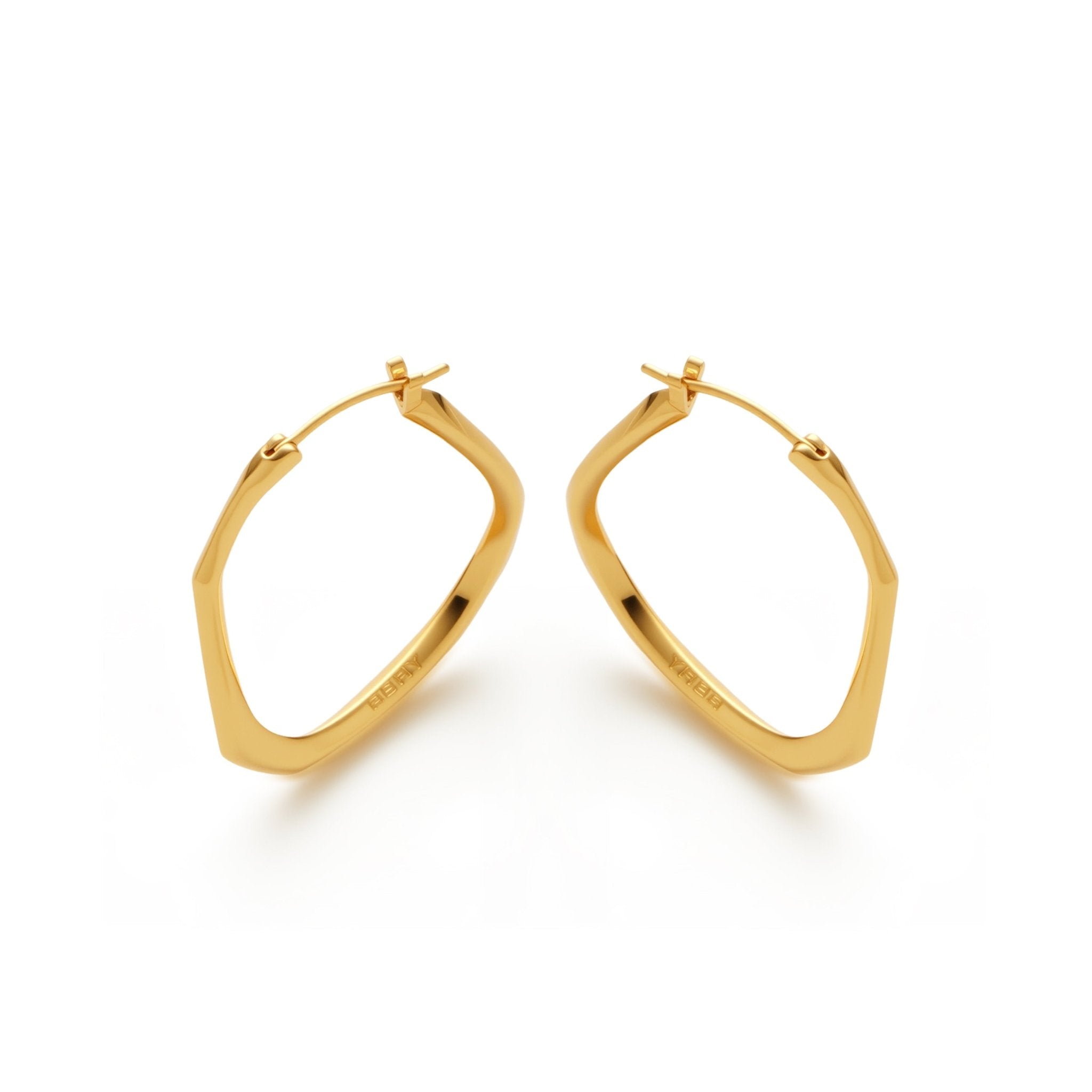 RSNY Geometric Line Earrings - R2214B