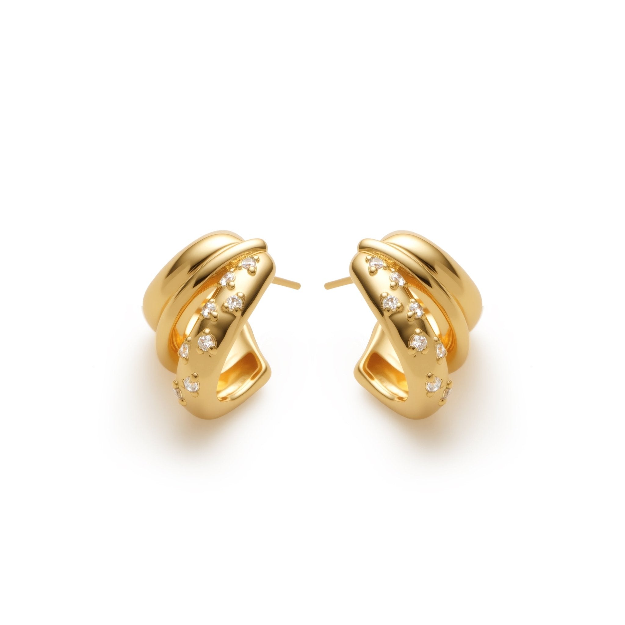 RSNY Geometric Line Earrings - R2220B