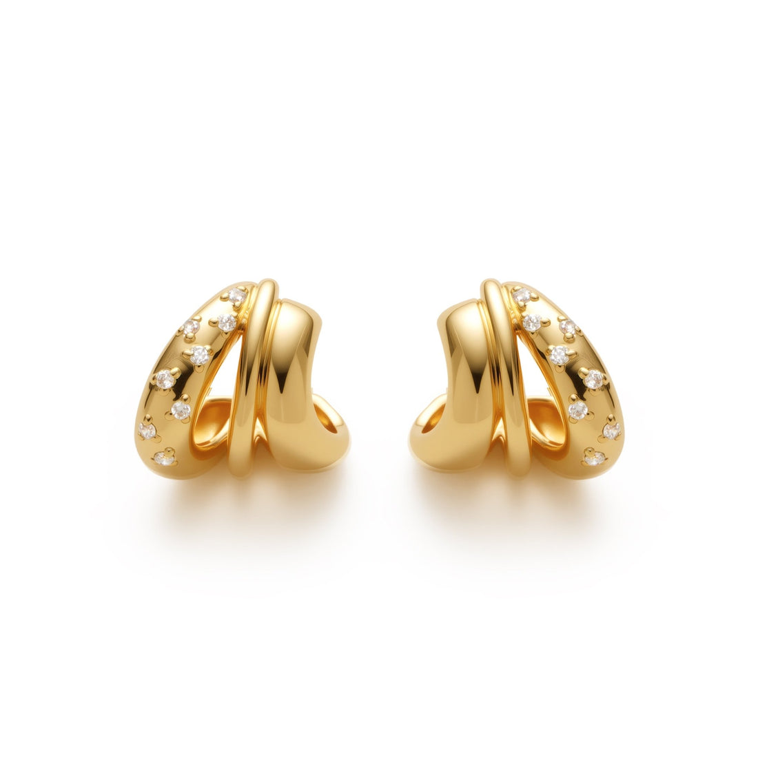 RSNY Geometric Line Earrings - R2220B