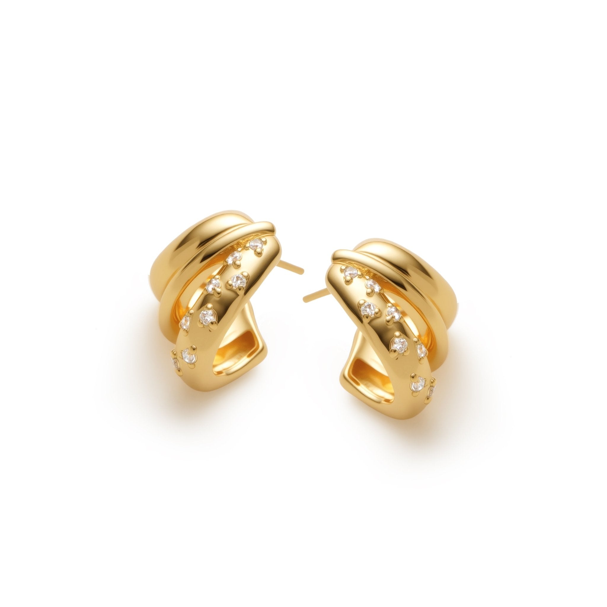 RSNY Geometric Line Earrings - R2220B