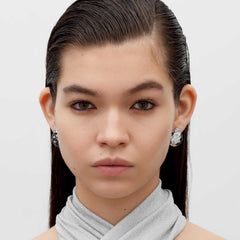 RSNY geometric line stud earrings - R2126A