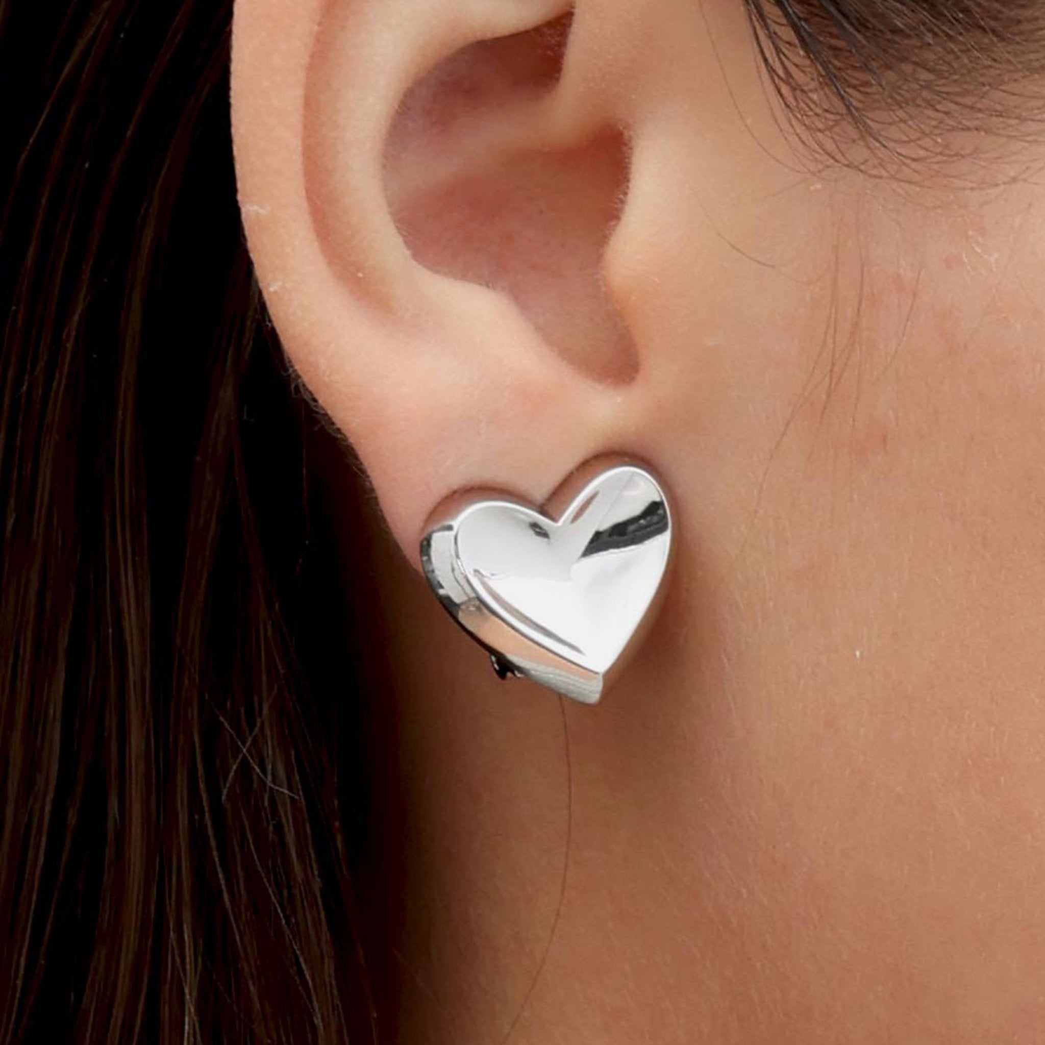 RSNY geometric love stud earrings - R2090A