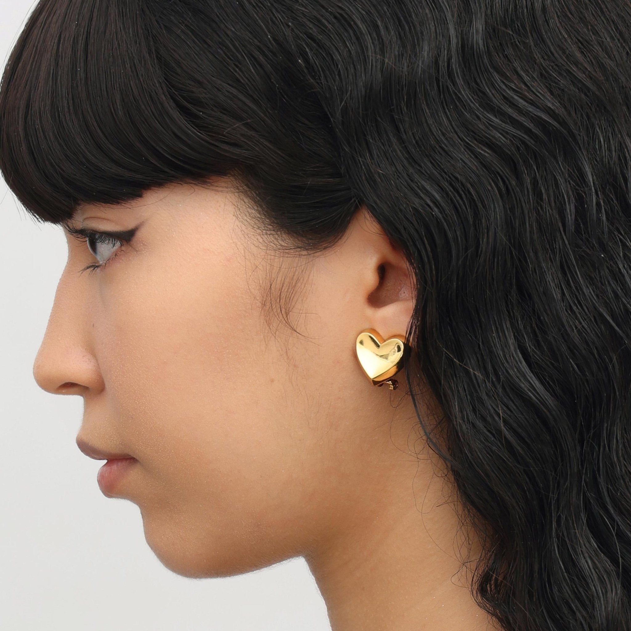 RSNY geometric love stud earrings - R2090B