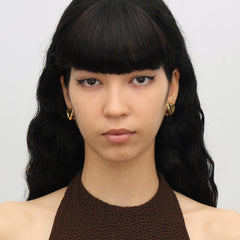 RSNY geometric love stud earrings - R2090B