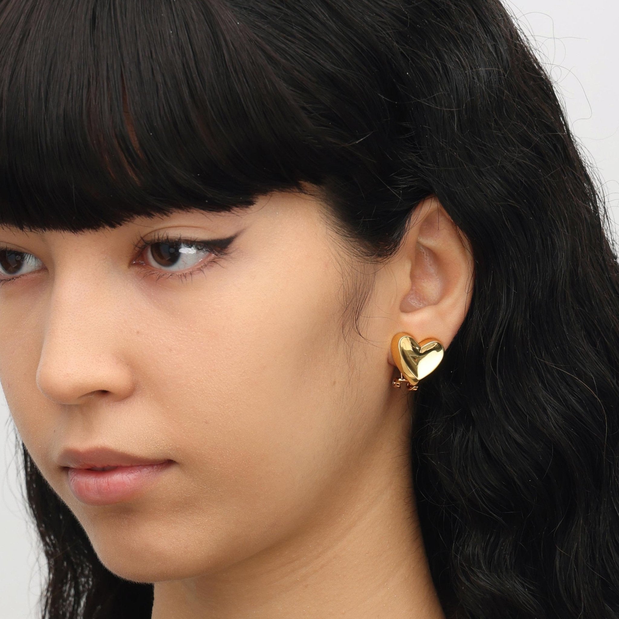 RSNY geometric love stud earrings - R2090B