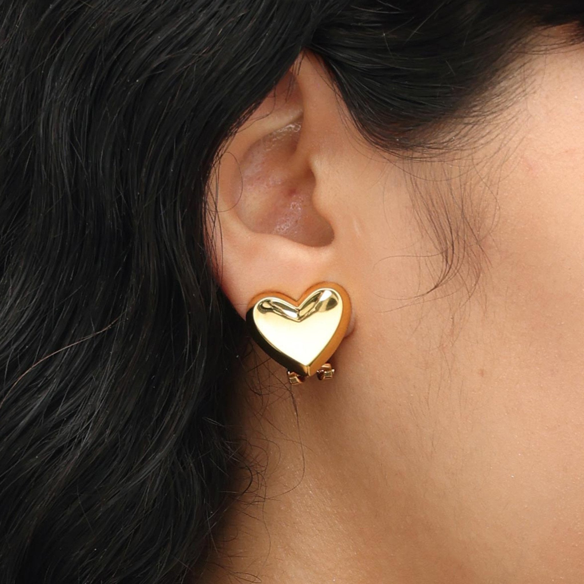 RSNY geometric love stud earrings - R2090B