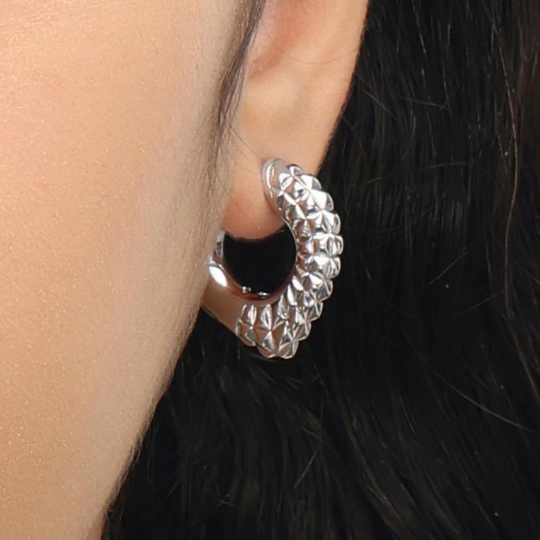RSNY geometric shaped earrings - R2051A
