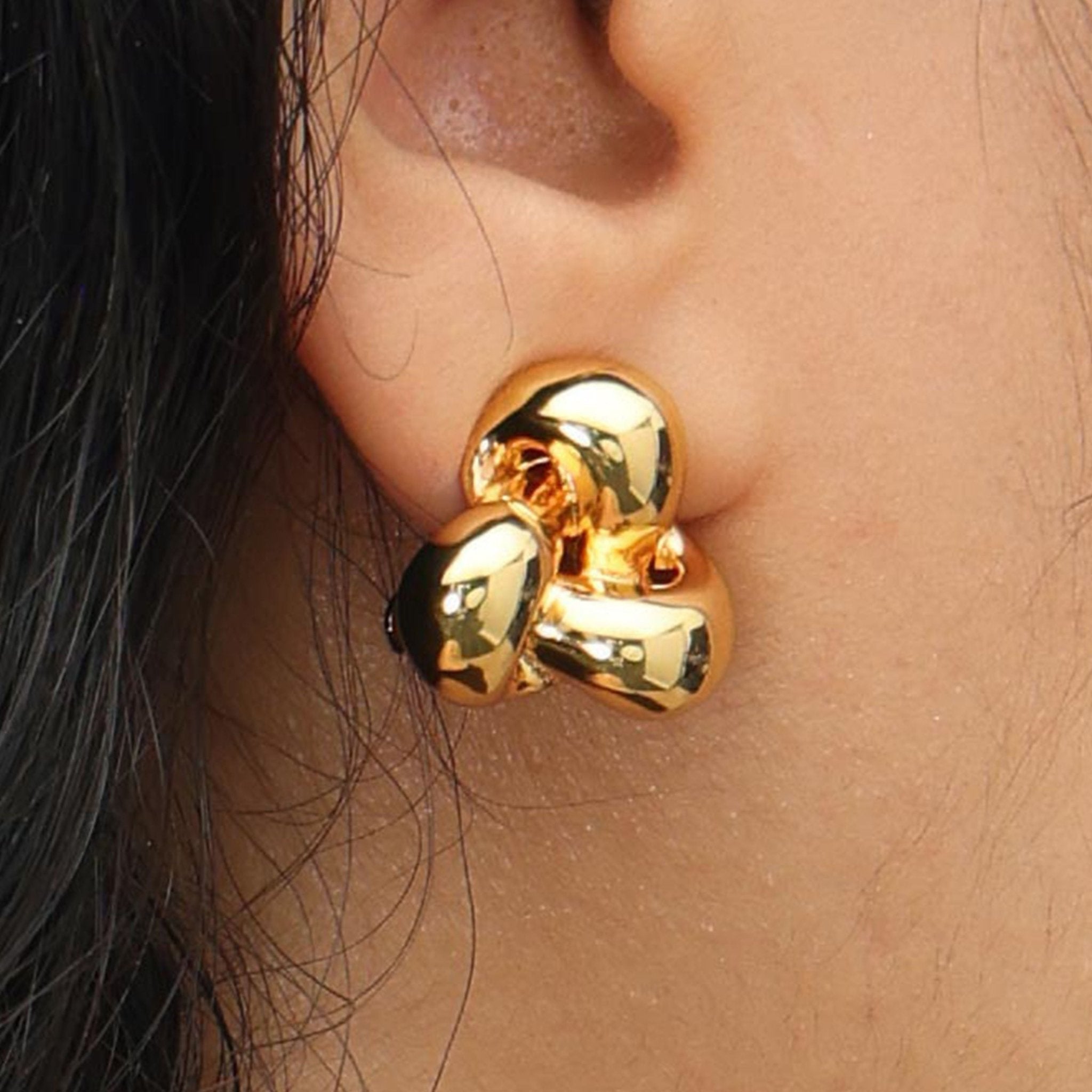 RSNY Geometric Stud Earrings - R2128B