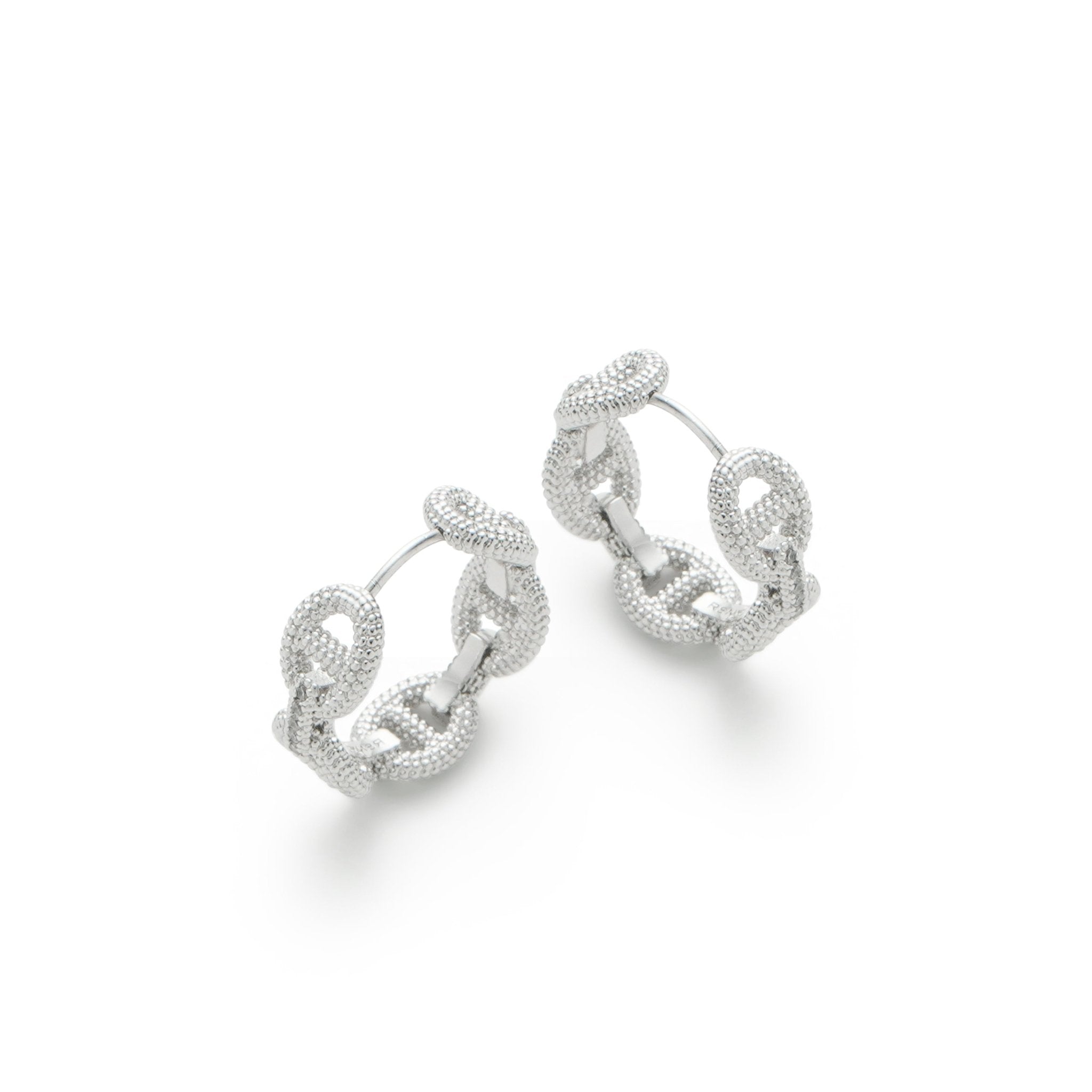 RSNY Geometric Textured Earrings - R2177A