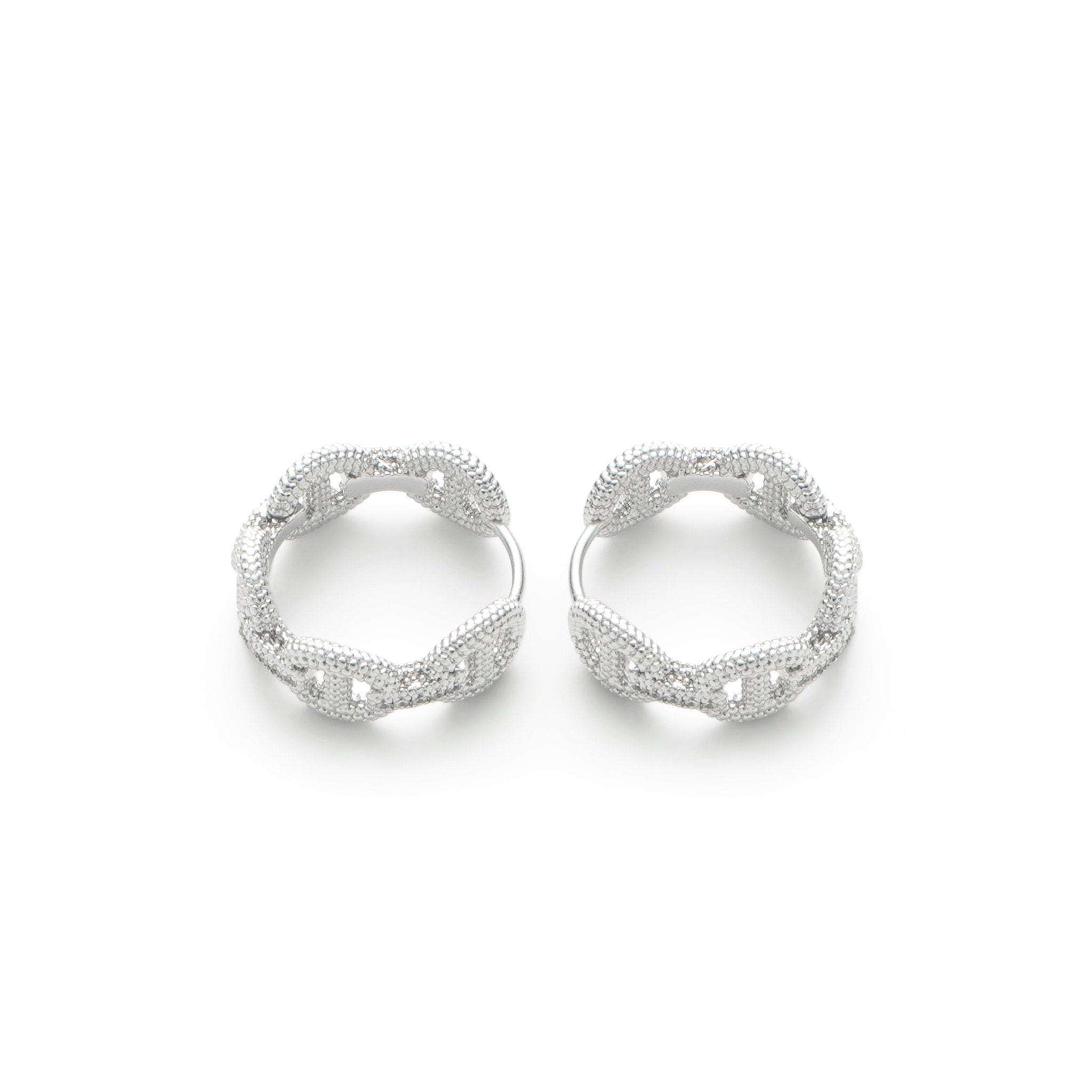 RSNY Geometric Textured Earrings - R2177A