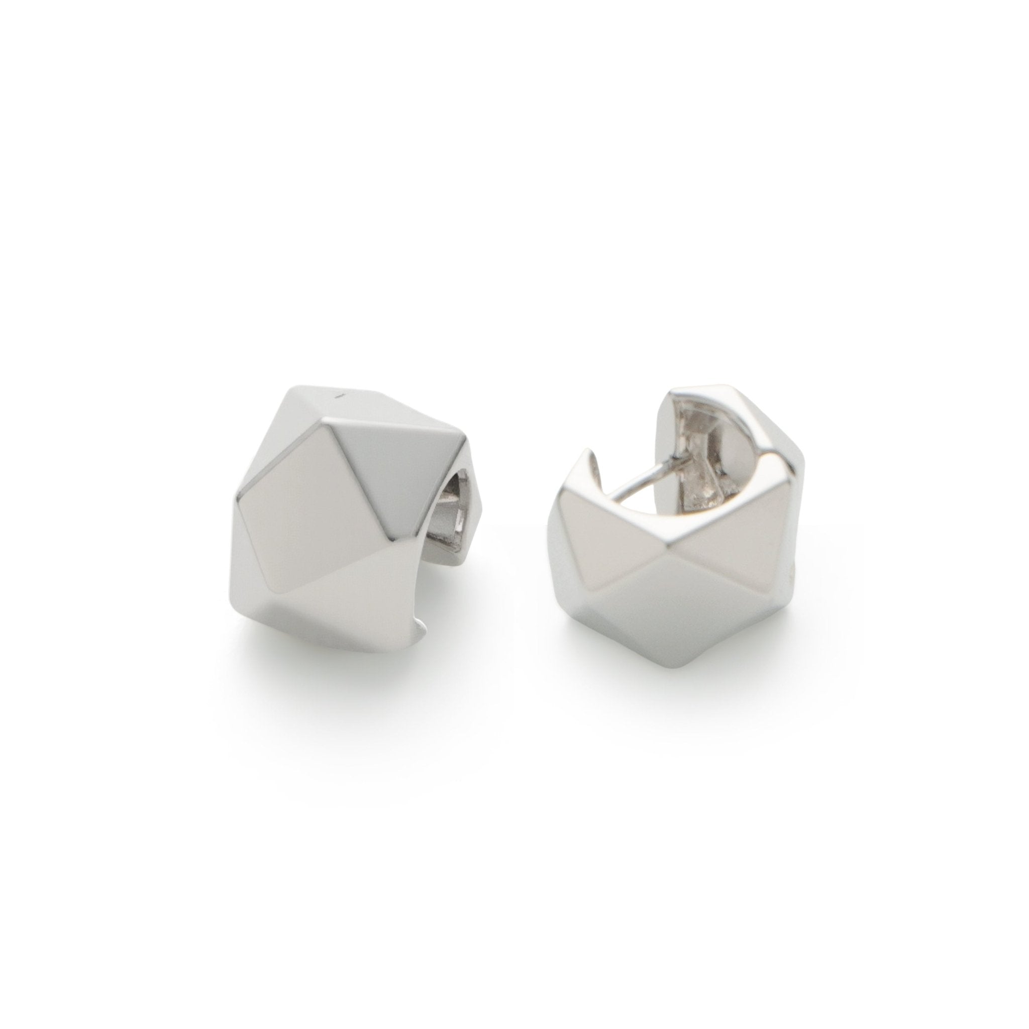 RSNY irregular diamond cut earrings - R2161A