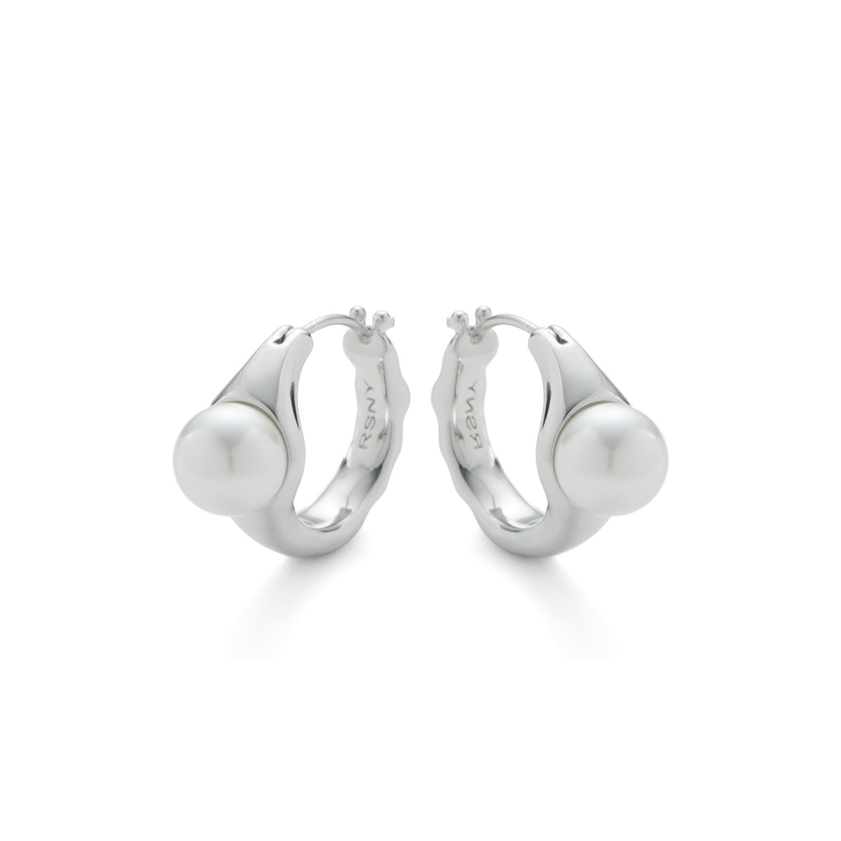 RSNY irregular pearl earrings - R2150A