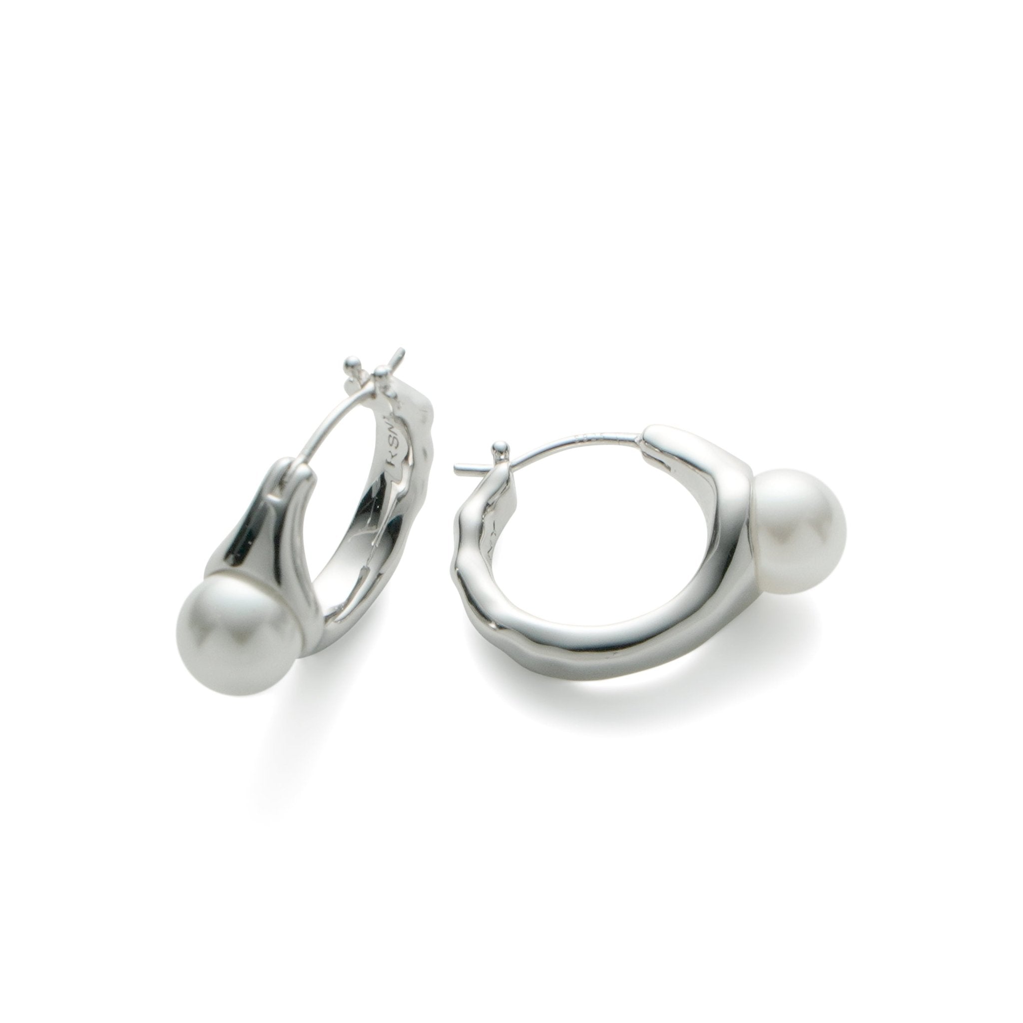 RSNY irregular pearl earrings - R2150A