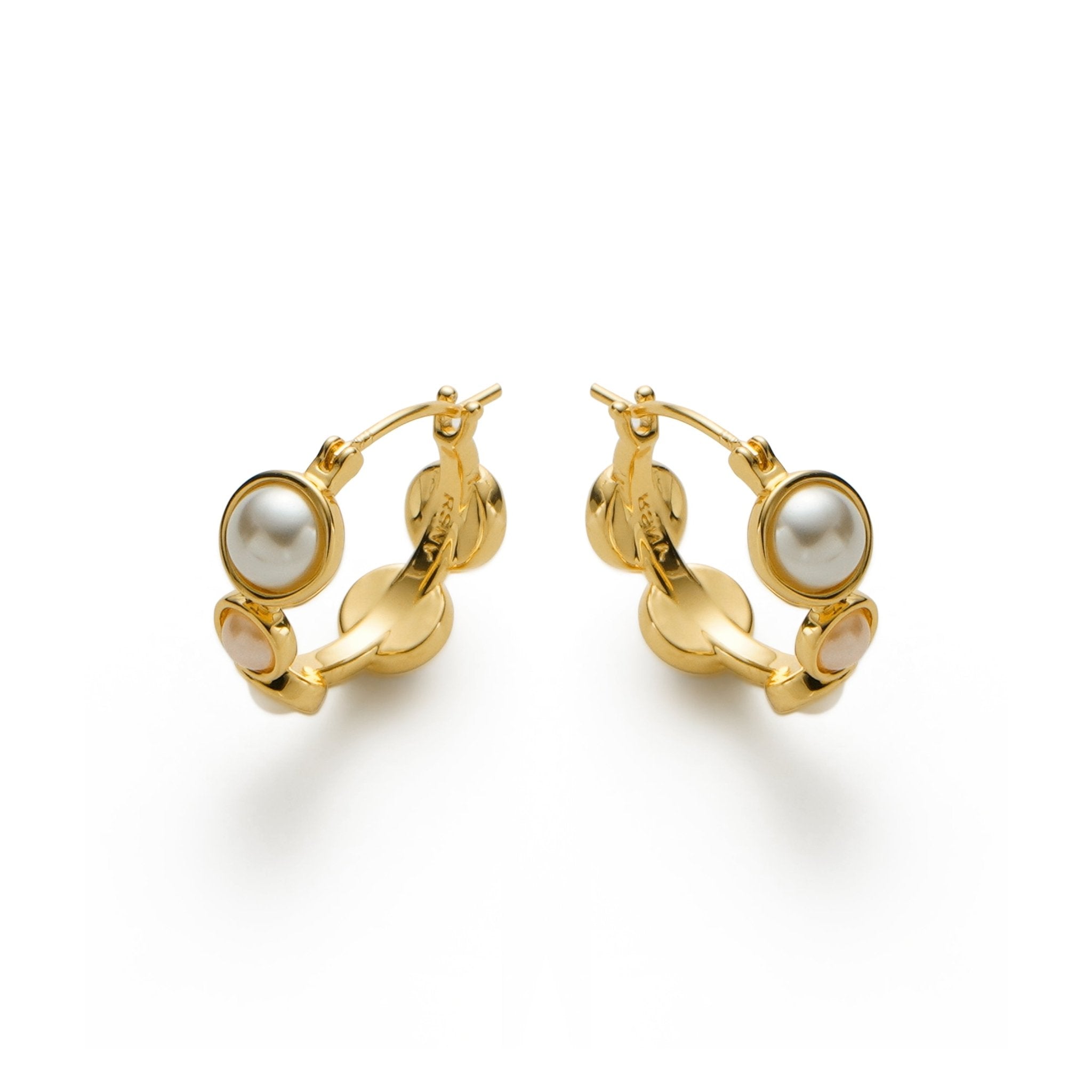 RSNY irregular pearl earrings - R2169B