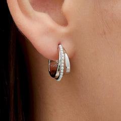 RSNY irregular shape earrings - R2172A