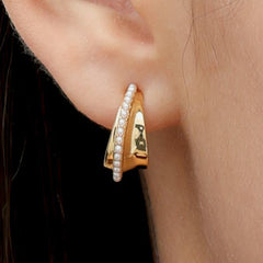 RSNY irregular shape earrings - R2172B