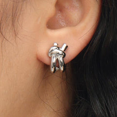 RSNY knot earrings - R2032A