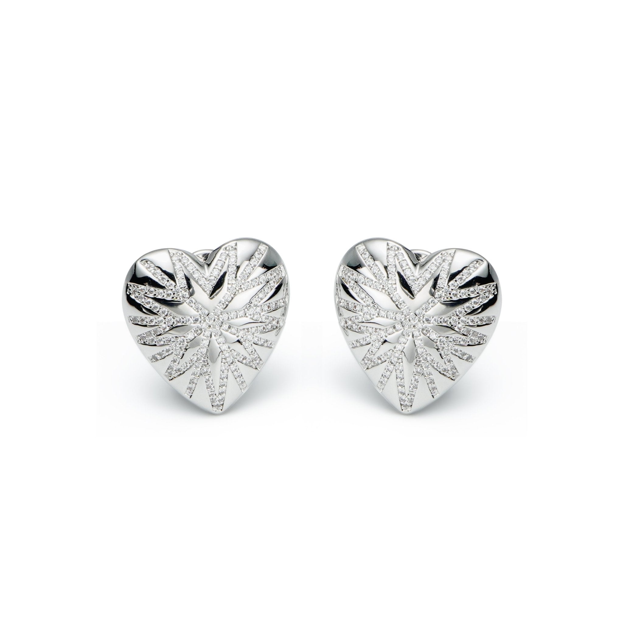 RSNY love diamond stud earrings - R2095A