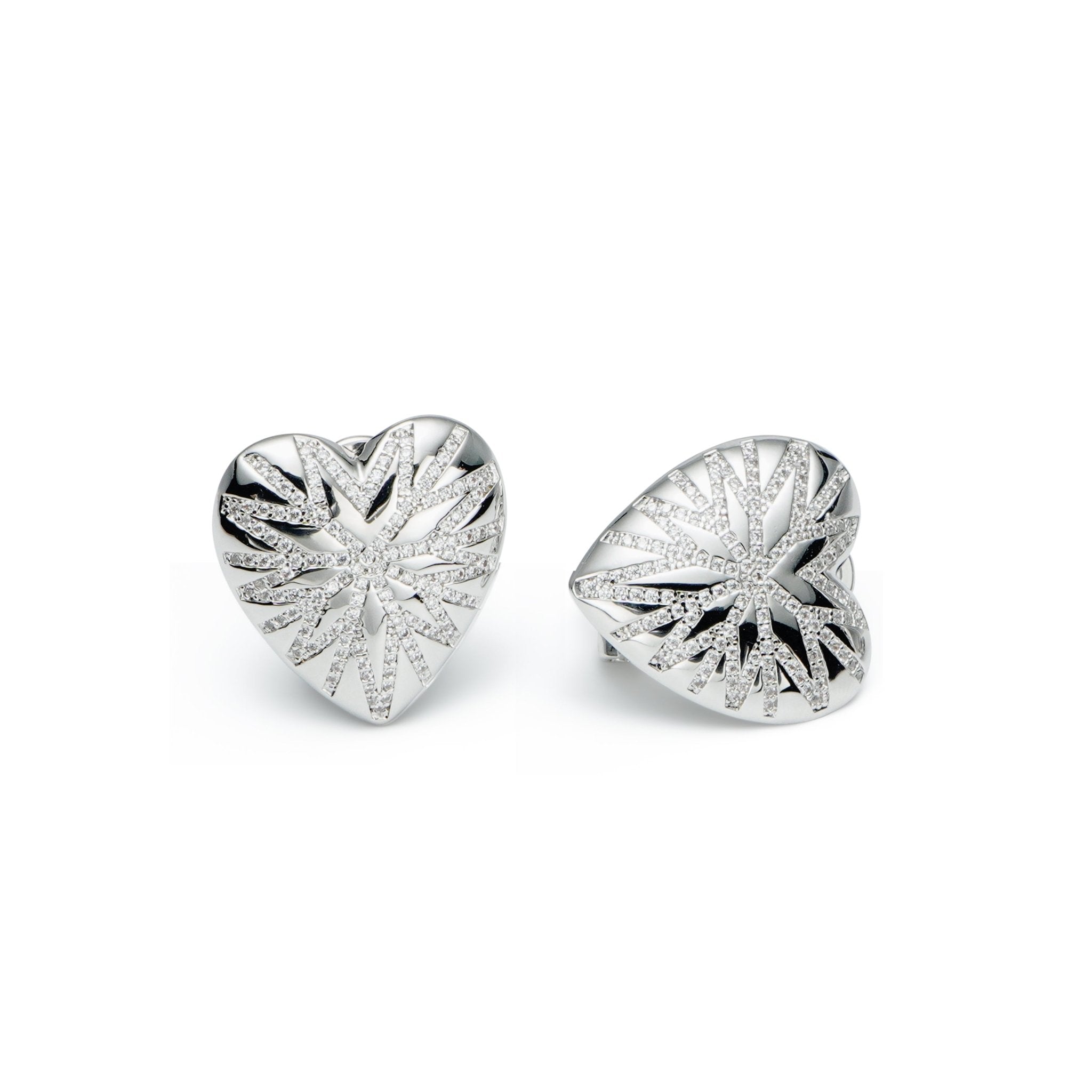RSNY love diamond stud earrings - R2095A