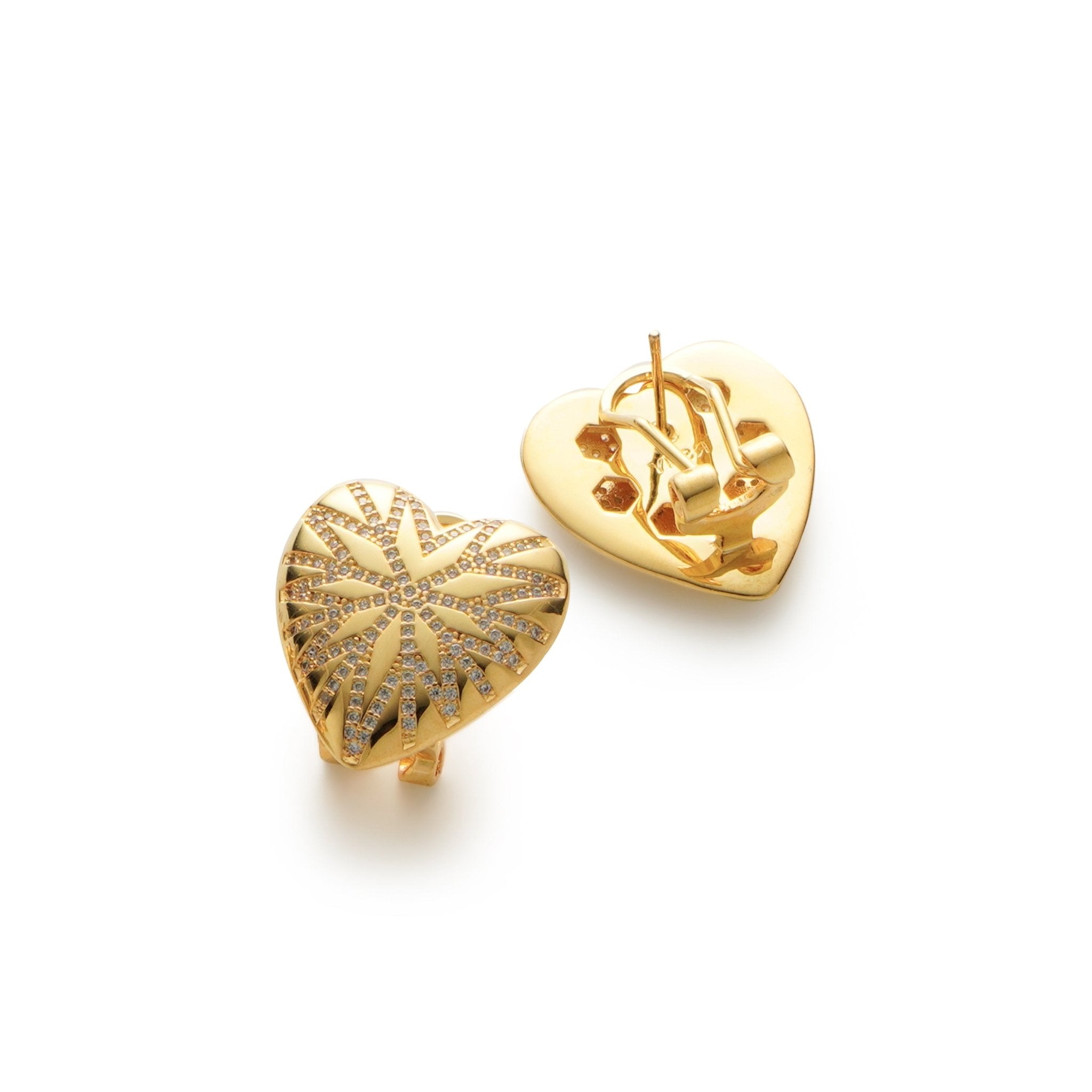 RSNY love diamond stud earrings - R2095B